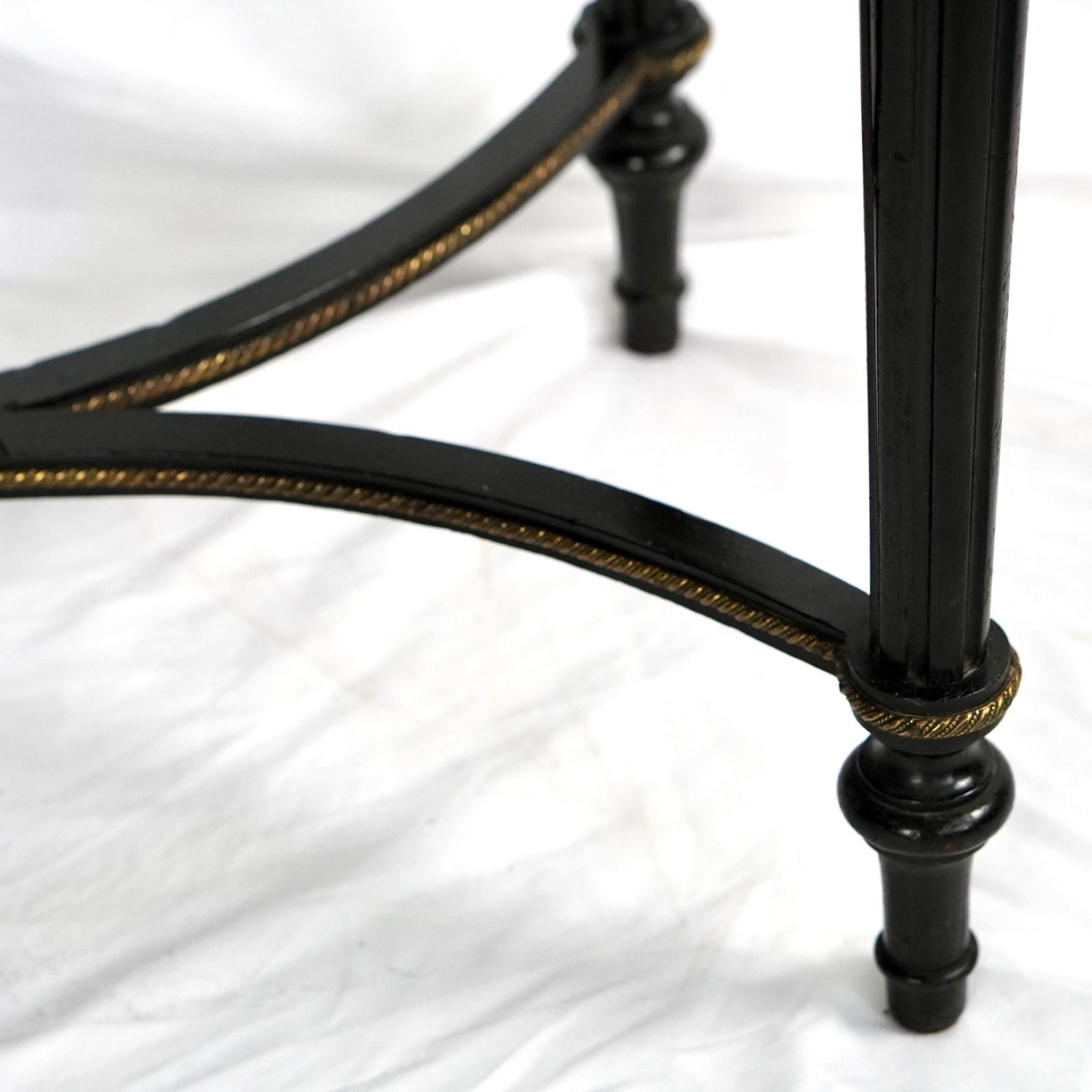 19th Century French Boulle Ebonised Jardinière photo vintage