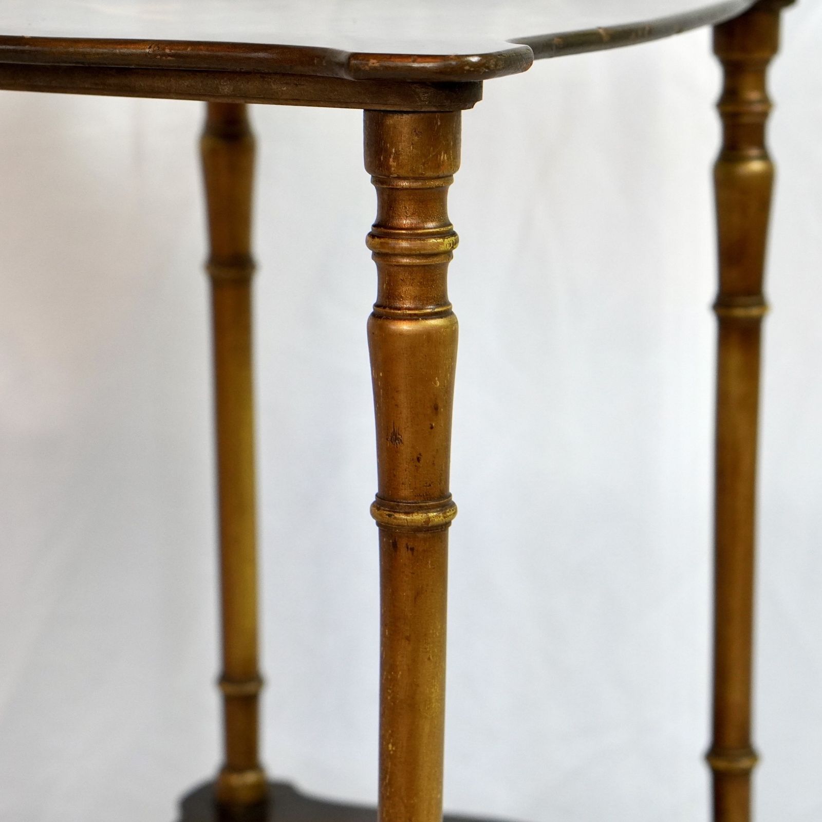 Continental Painted Two Tier étagère Side Table photo buy
