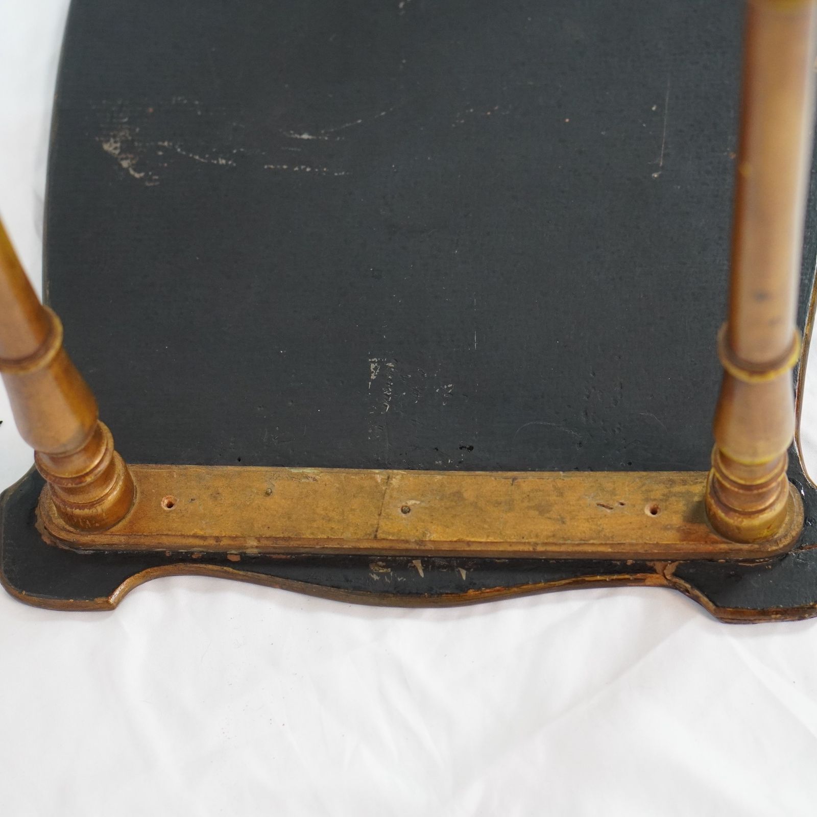 Furniture Continental Painted Two Tier étagère Side Table photo