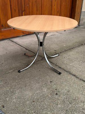 Italian Round Effezeta Dining Table With Chairs, 1990s, Set Of 5 photo vinterior