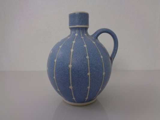 Studio Ceramic Vase By Carl Fischer For Bürgel, 1960s photo for sale