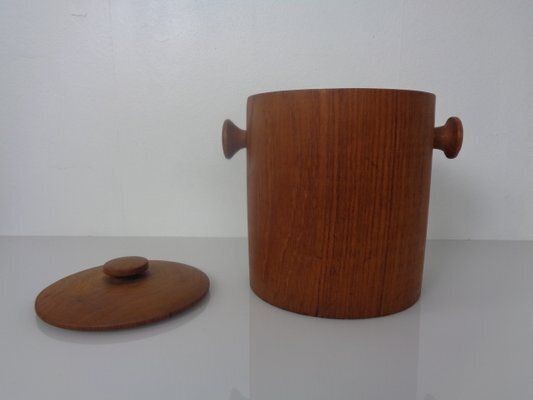 Danish Teak Ice Bucket 1960s photo buy