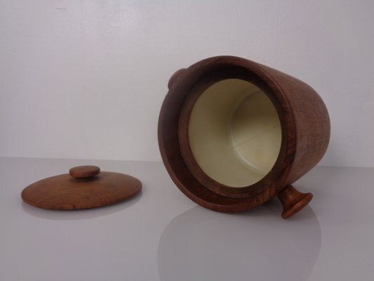 photo furniture Danish Teak Ice Bucket 1960s