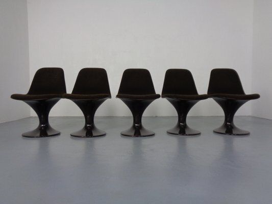 Orbit Chairs By Farner & Grunder For Herman Miller, 1970s, Set Of 5