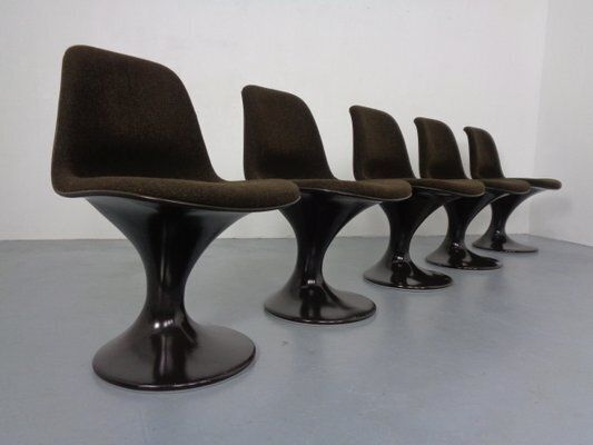 Orbit Chairs By Farner & Grunder For Herman Miller, 1970s, Set Of 5 photo for sale