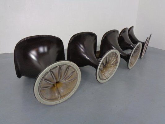 Furniture Orbit Chairs By Farner & Grunder For Herman Miller, 1970s, Set Of 5 photo