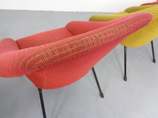 photo vintage German Club Chairs, 1960s, Set Of 4