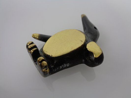 photo vinterior Brass Penguin Pen Holder By Walter Bosse For Hertha Baller, 1950s