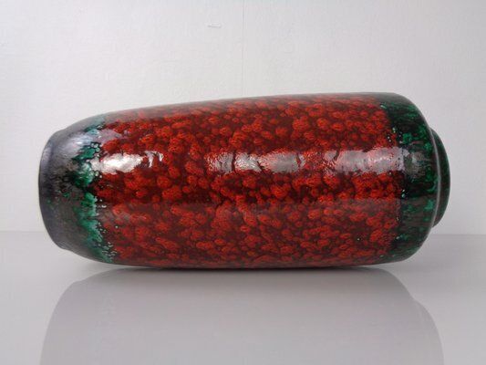 Large Pop Art Model 517 50 Vase In Glazed Lava Ceramic From Scheurich, 1970s photo buy