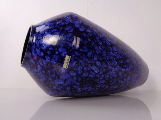 photo for sale Large Pop Art Model 540 48 Vase In Glazed Ceramic From Scheurich, 1970s