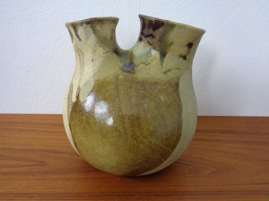 Danish Studio Ceramic Vase, 1960s photo 589.0