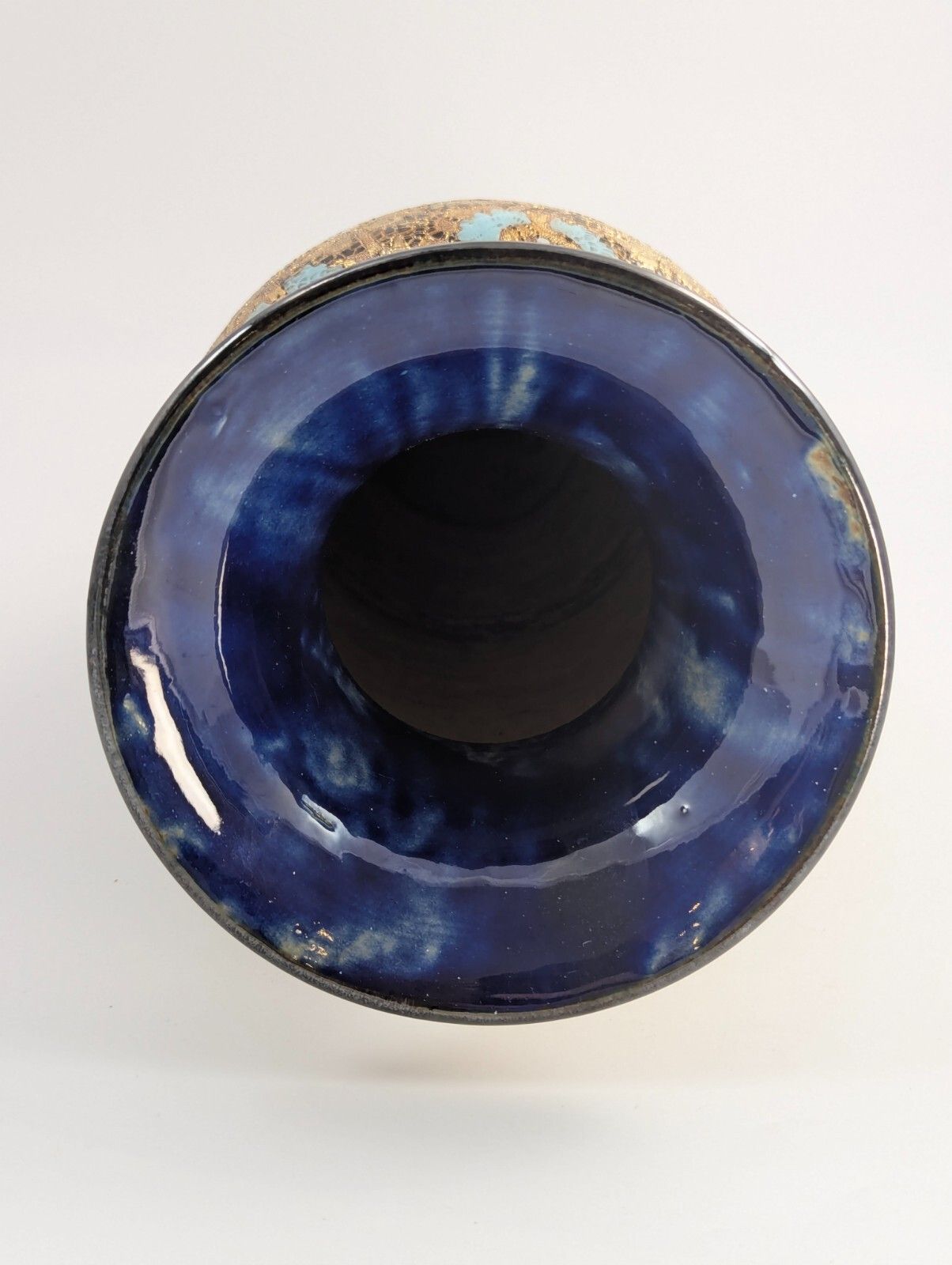 photo furniture Royal Doulton Lambeth Slater’s Patent Pair Vases, Enamel Floral, C. 1910, 40 Cm