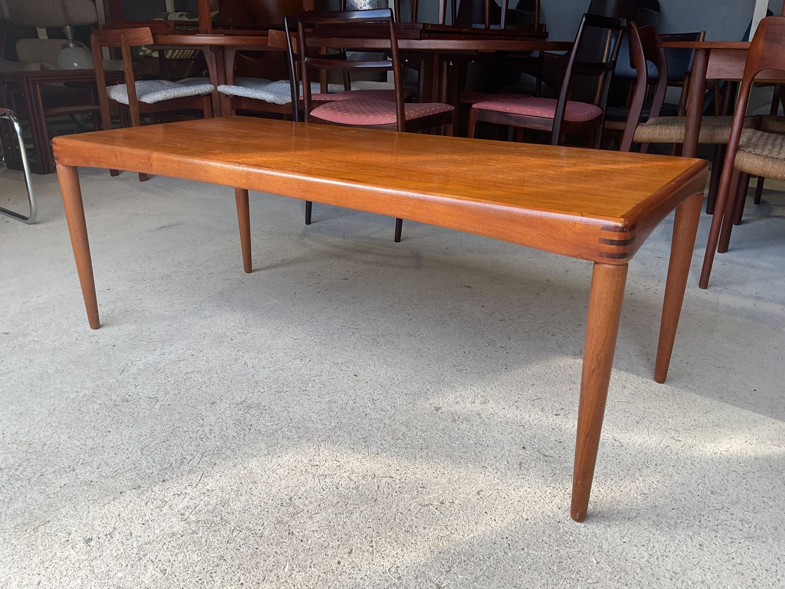 Henry Klein Danish Teak Coffee Table By Bramin In Mid Century Danish photo for sale