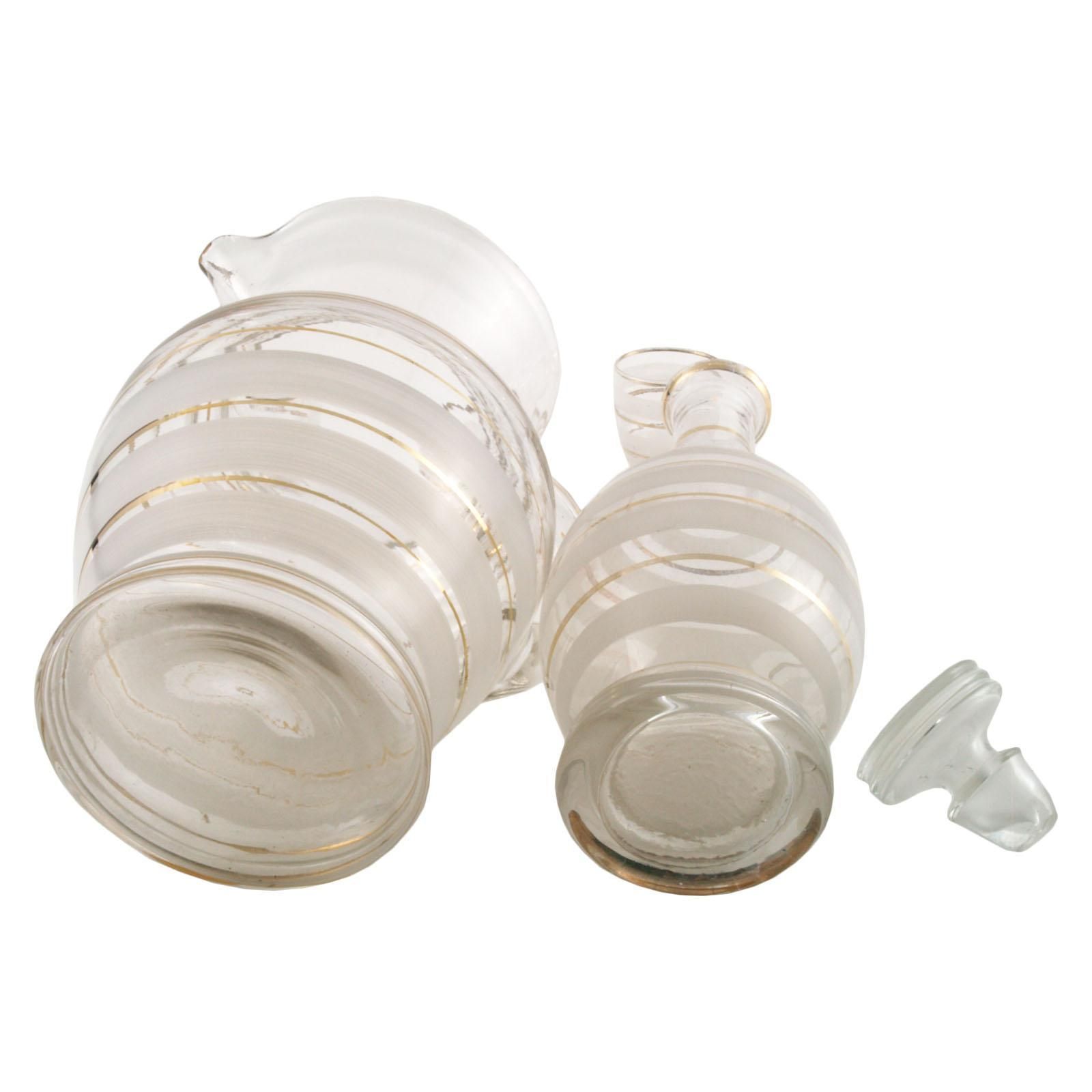Art Deco Murano Glass Set, Venini Attributable, Decorations Carlo Scarpa Style photo 2083.2