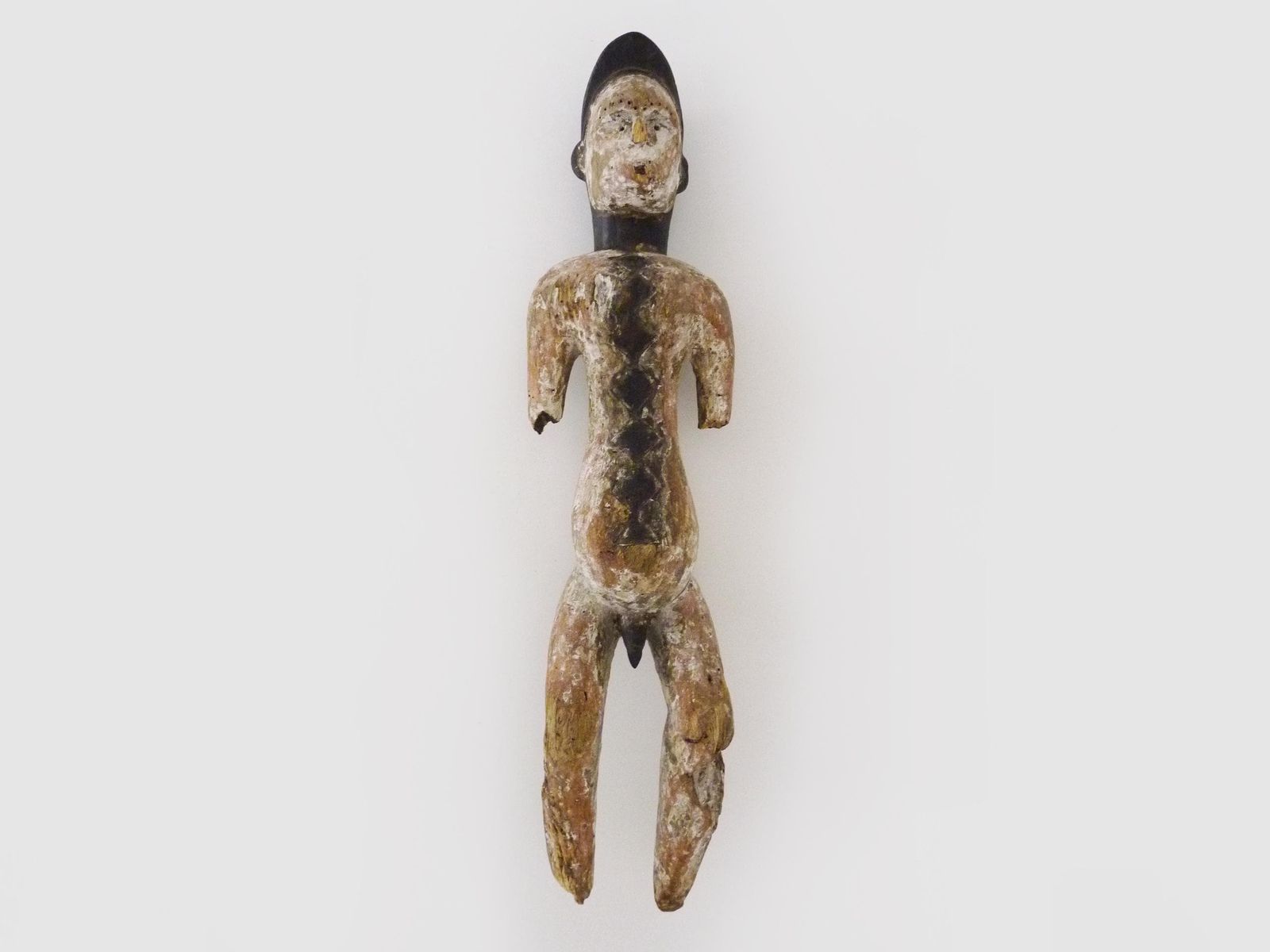 Large African Baoulé Statue From Côte D'ivoire. African Art, Tribal Art. Early 20th Century