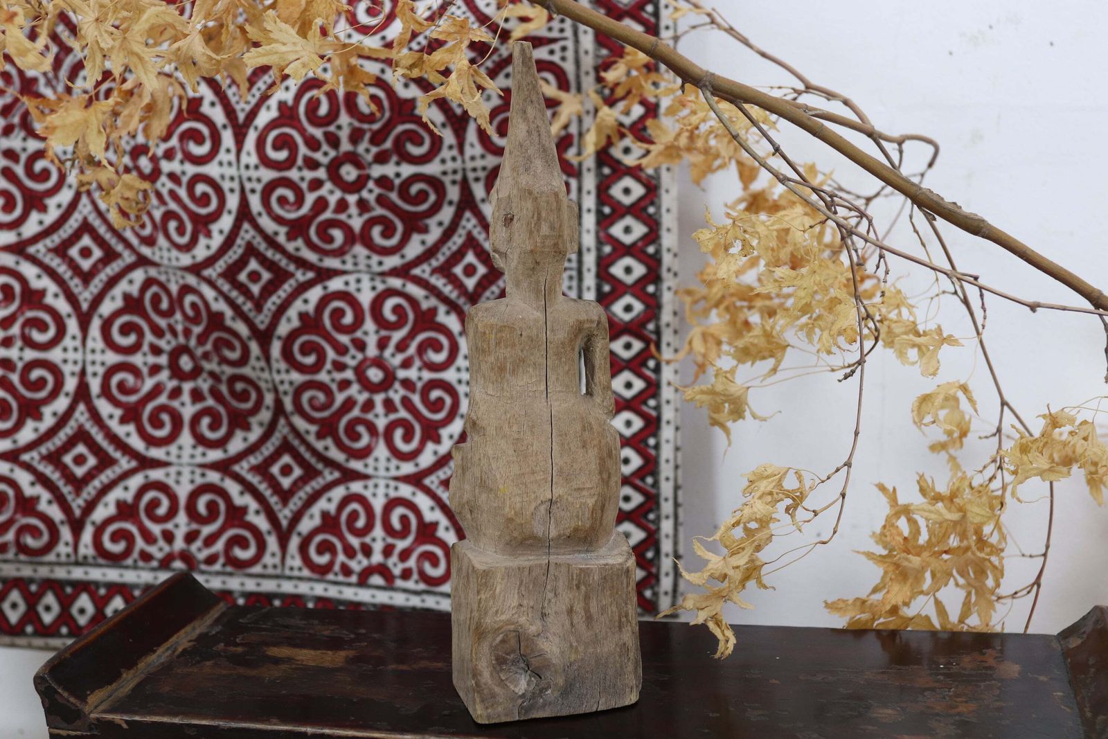 Late 19th Century Laos Tribal Handmade Buddha (3) photo Art