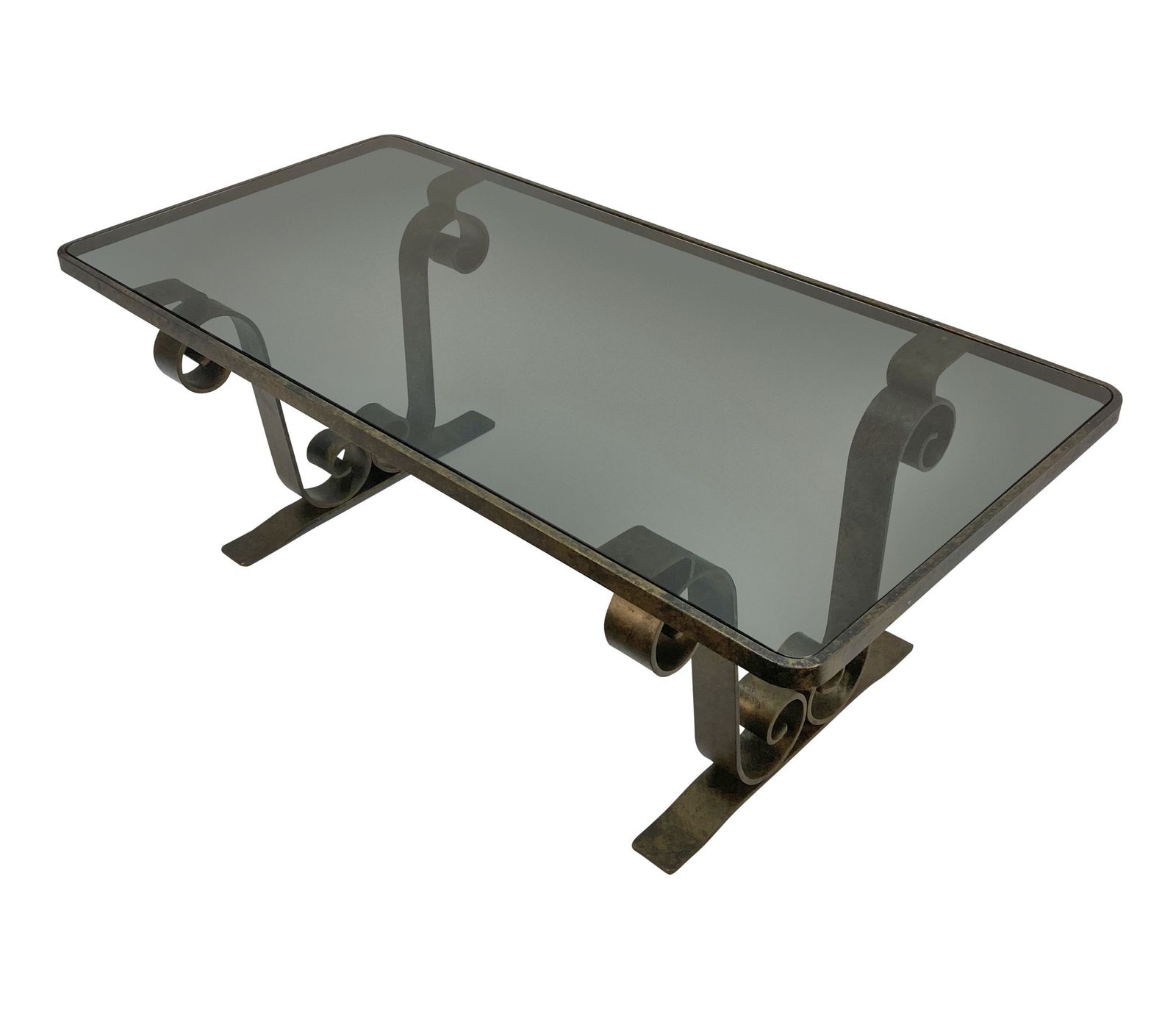 A French Mid Century Bronzed Occasional Table photo vinterior