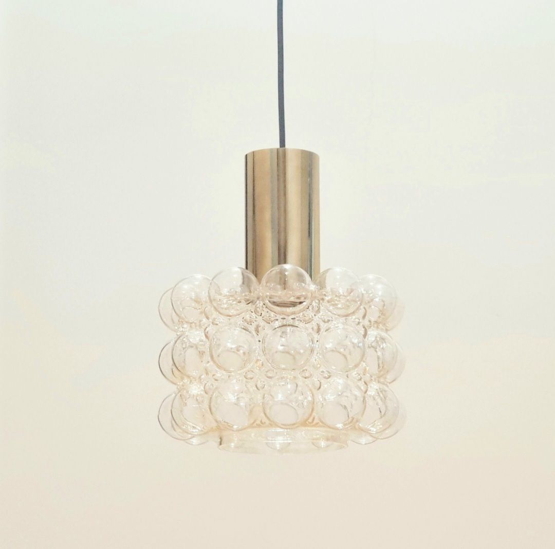 Mid Century Bubble Glass Ceiling Light By Helena Tynell For Limburg, Germany, 1960s photo 450.0