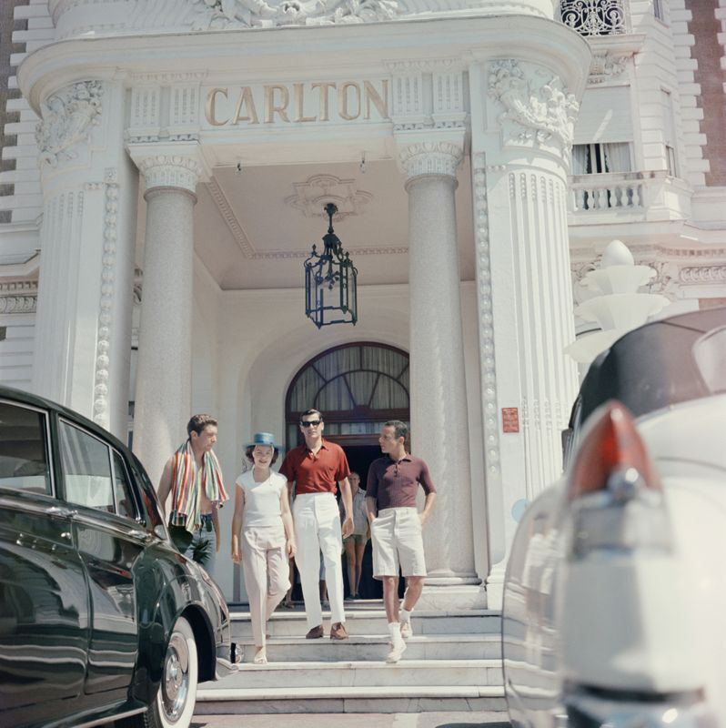 Slim Aarons 'Staying At The Carlton' Framed White