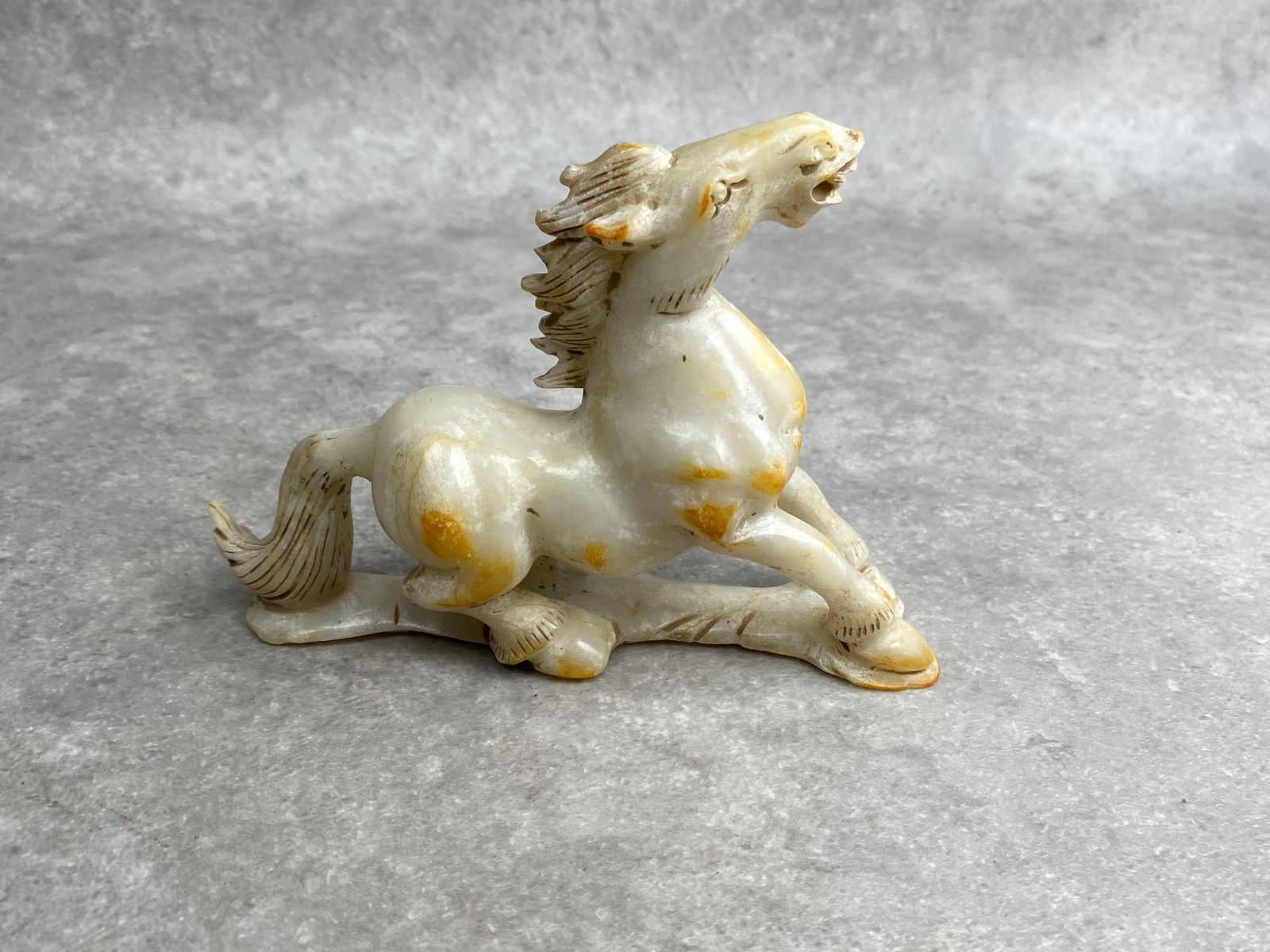 photo vinterior Set Of 8 Old China Jade Horses
