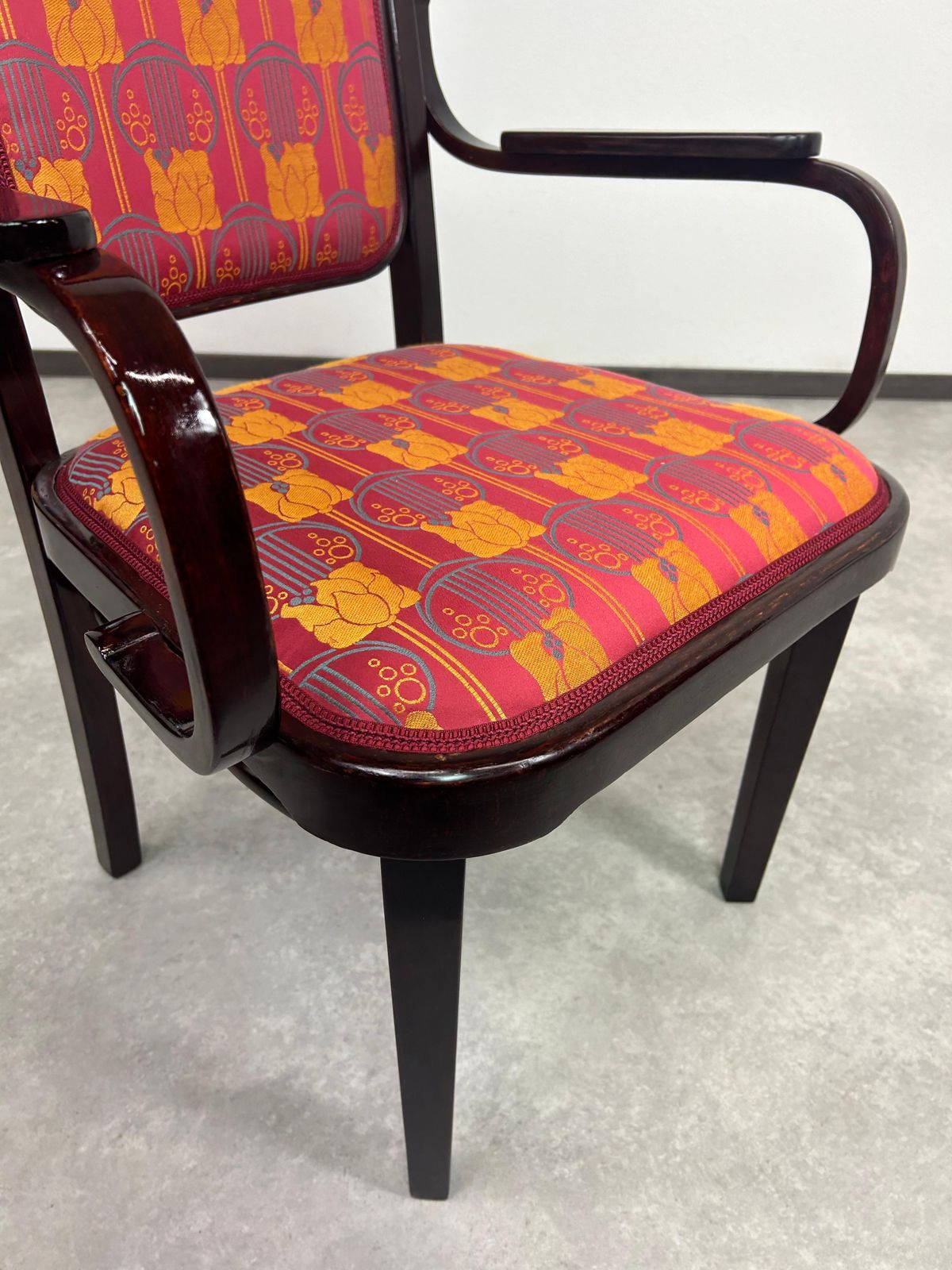 Art Nouveau Desk Chair By Gustav Siegel For Thonet photo vintage