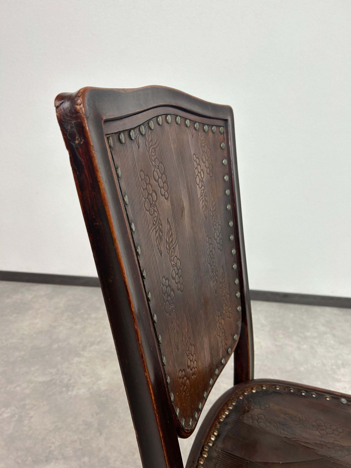 Jugendstil Dining Chair By Gustav Siegel For J&J Kohn photo vintage