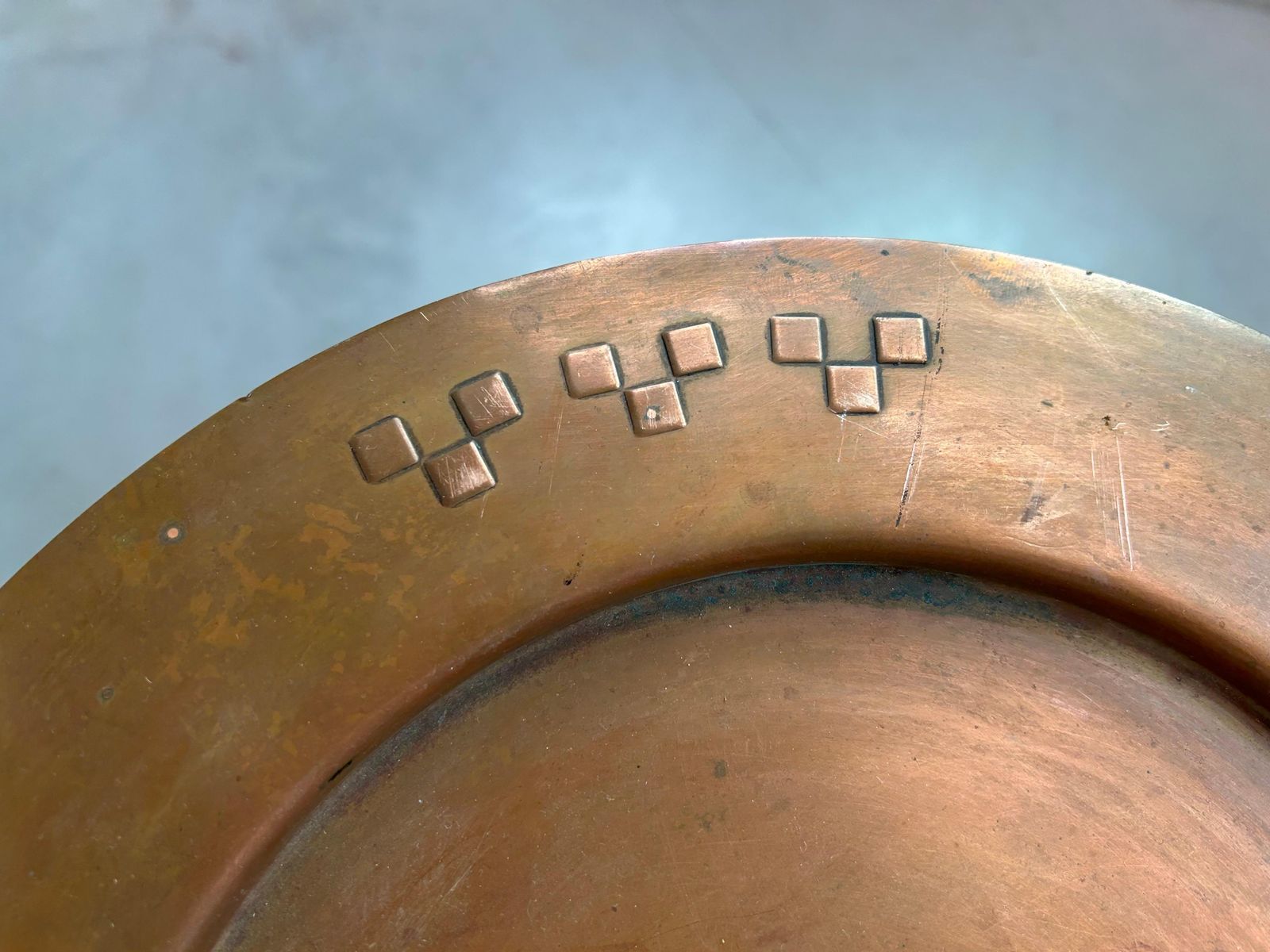 Viena Secession Brass Side Table By Josef Hoffmann photo 1096.0