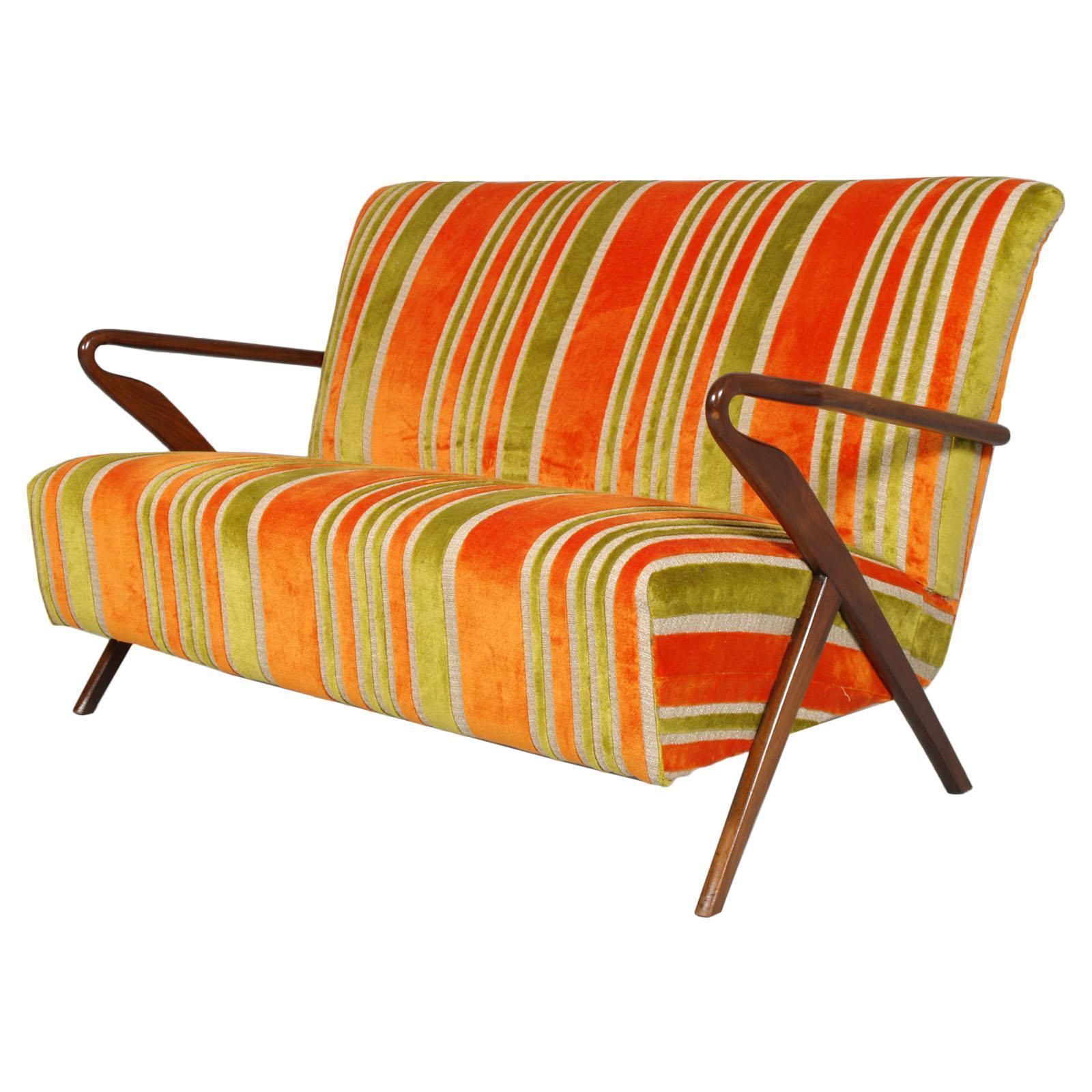 photo for sale Midcentury Carlo De Carli Designer Attributed Restored Set Of Armchairs And Sofà