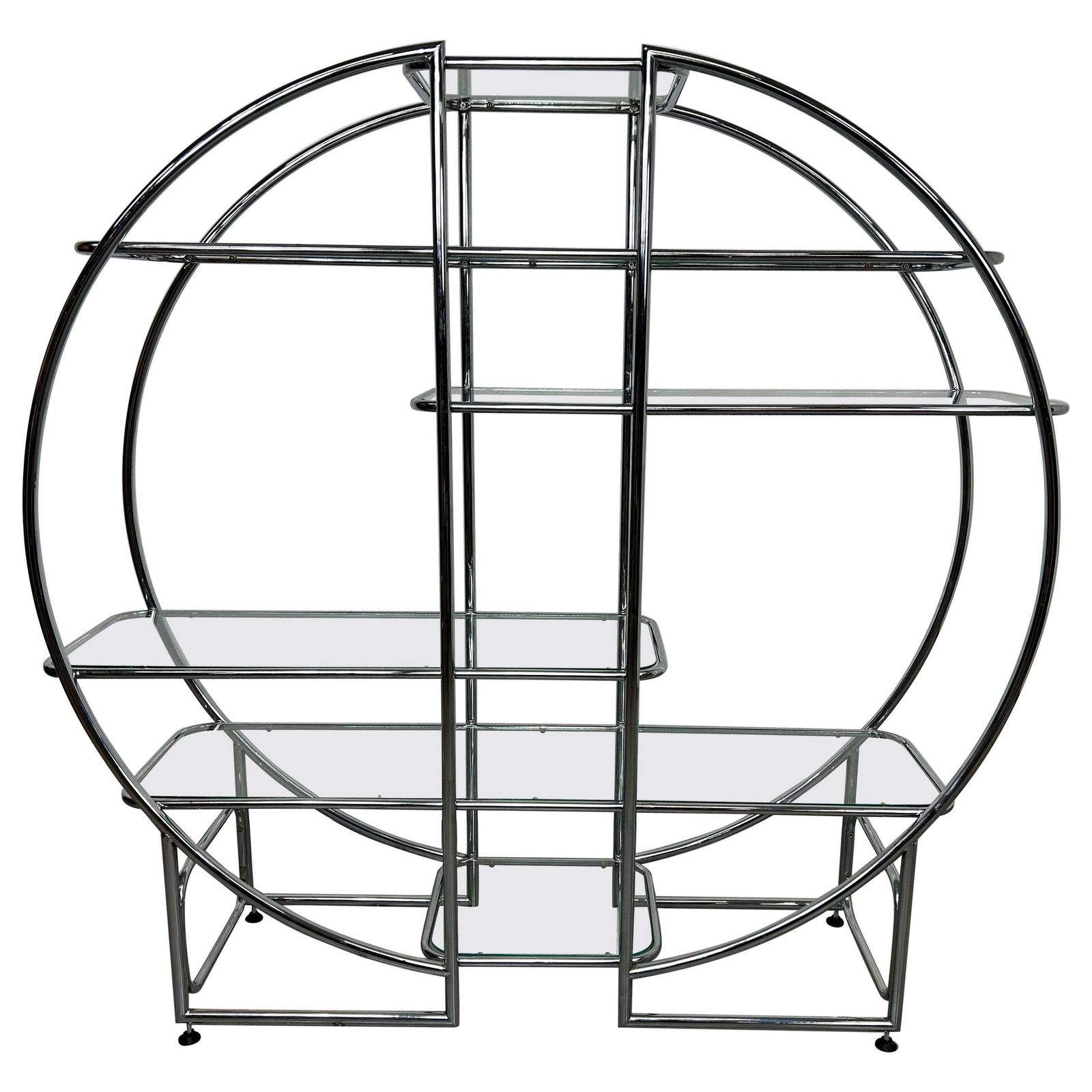 Mid Century Design Tubular Steel Etagere