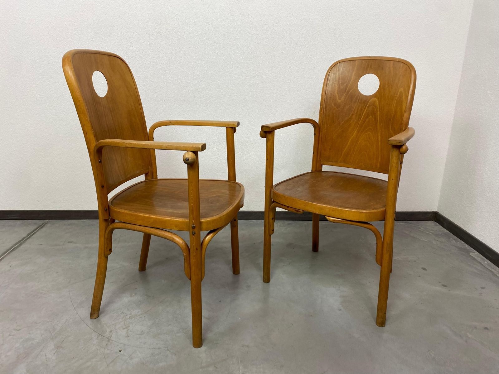 Very Rare Armchairs Nr.813 /1f By Josef Hoffmann For Jacob Josef Kohn photo for sale
