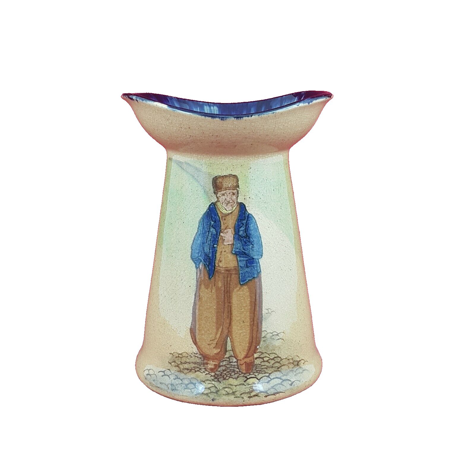 Royal Doulton Series Ware Dutch Man Vase Very Rare (Crack) 5888 Rd