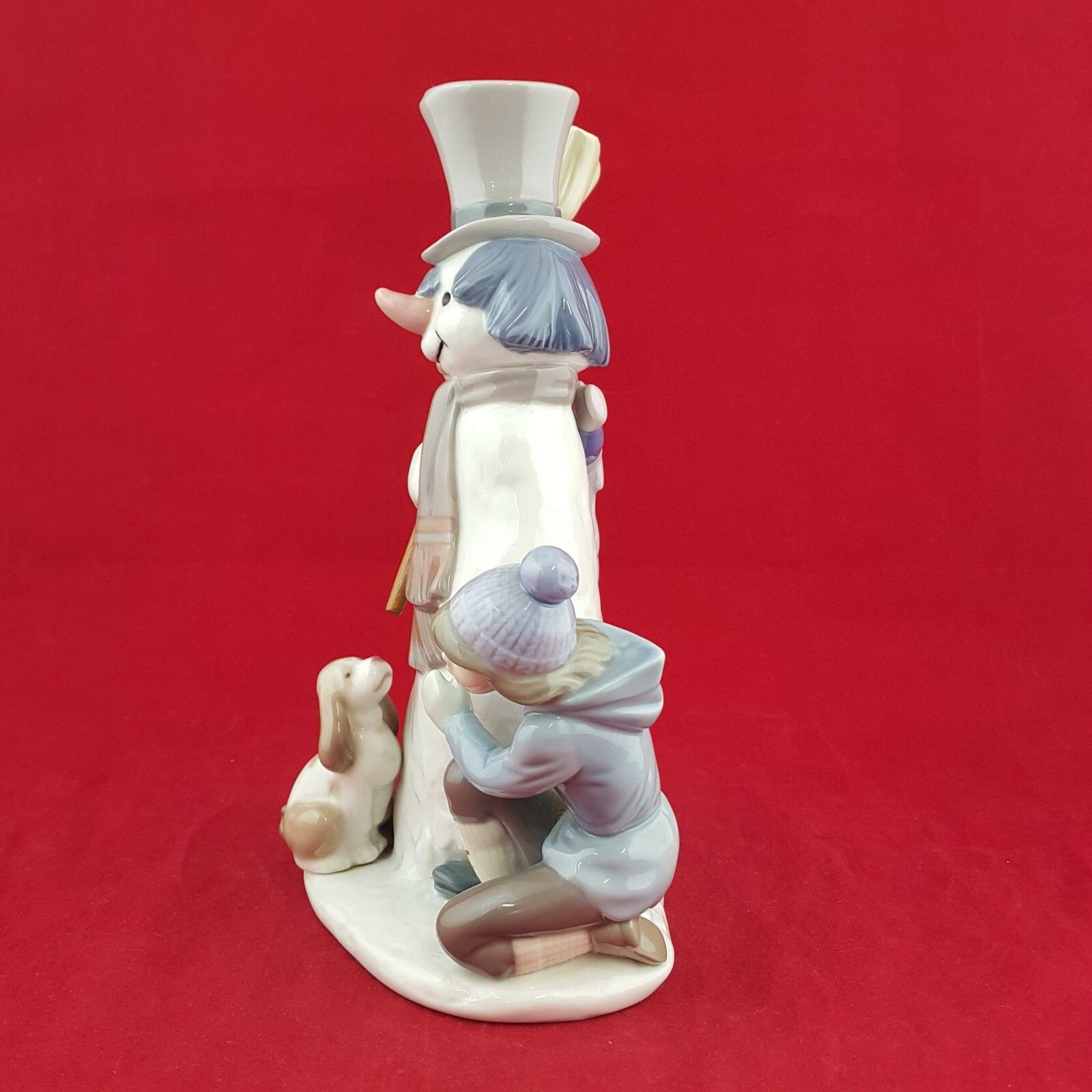 Lladro Nao Figurine 5713  The Snowman Porcelain Collectible 6111 L/N photo for sale