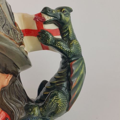 Royal Doulton Large Character Jug D7129 St George 7502 Rd photo buy
