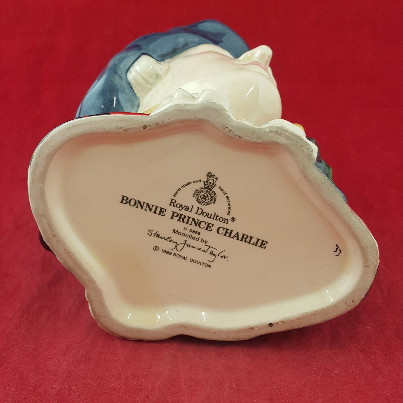 Royal Doulton Large Character Jug D6858 Bonnie Prince Charlie 8765 Rd photo for sale