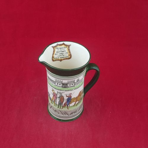 127.0 Royal Doulton Seriesware Antique Jug Bayeux Tapestry D2873 Rd 7010 photo
