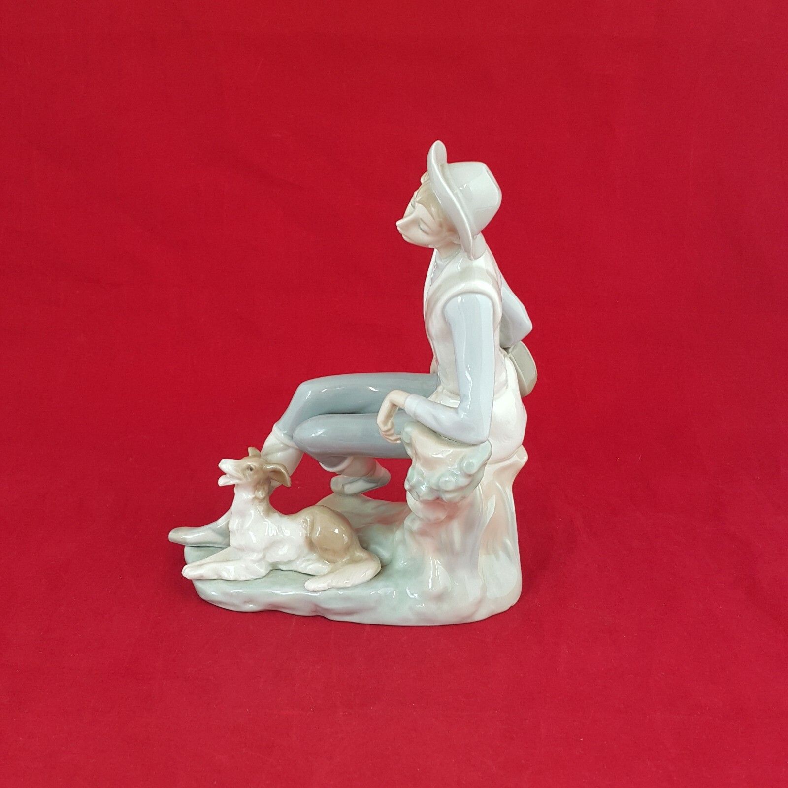 Lladro Figurine 4659 Shepherd Boy With Dog 5951 L/N photo Home Decor