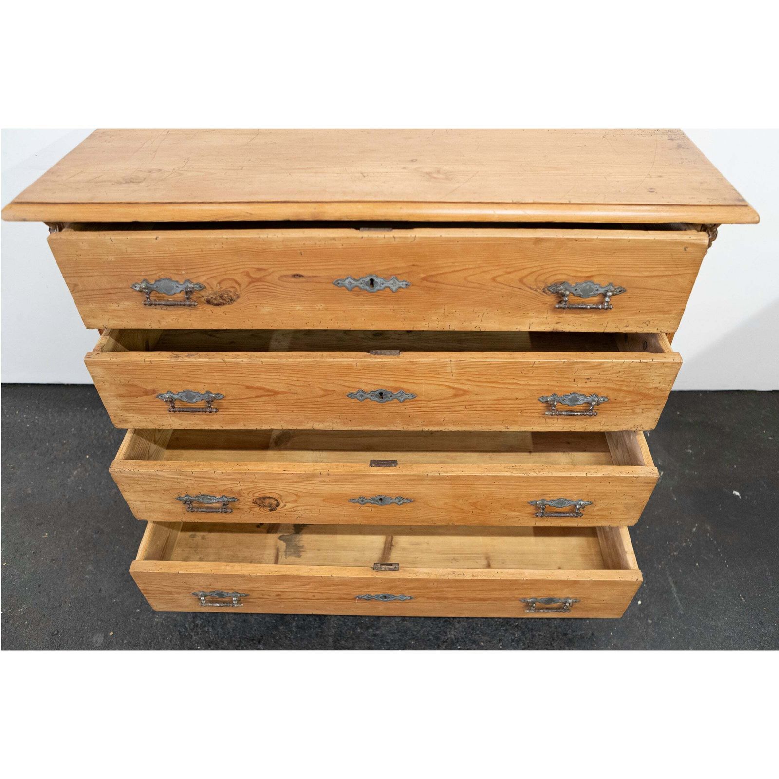 Antique Pine Continental Chest Of Drawers photo Furniture