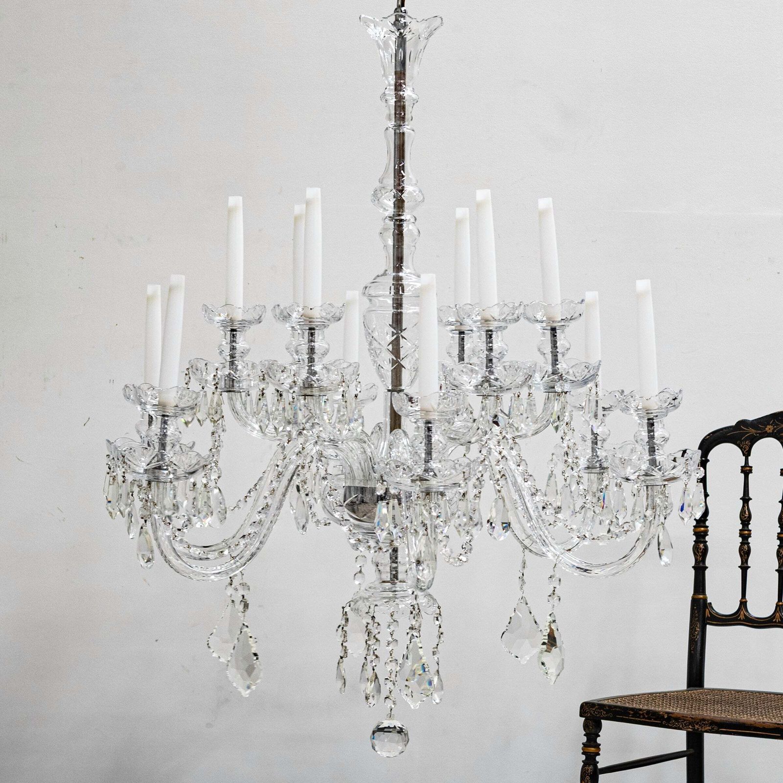 3500.0 Large Antique Crystal Chandelier | Victoria Palace Theare photo