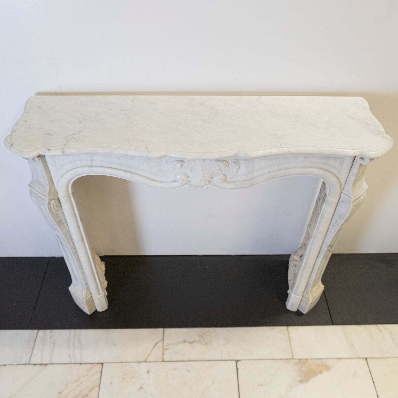 photo buy Antique French Style Marble Fireplace