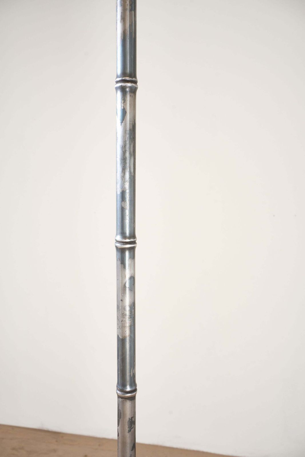 Bespoke Forged Steel Faux Bamboo Floor Lamp photo Lighting