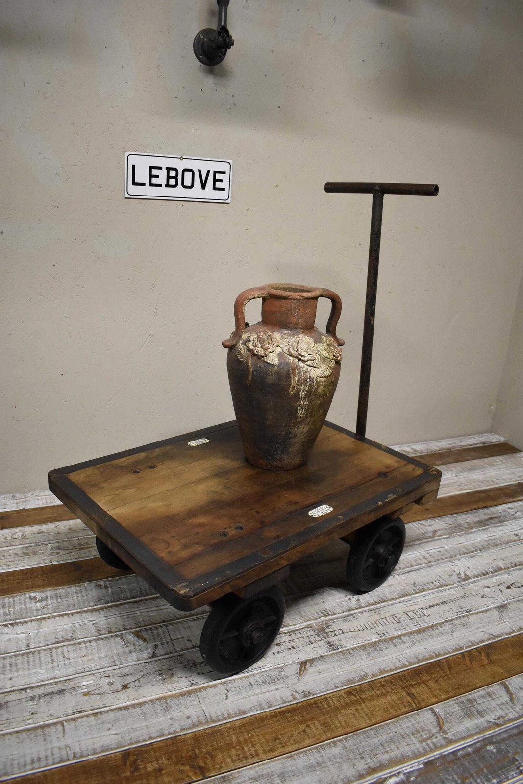 Vintage Industrial Small Trolley Table Cart By Slingsby photo furniture