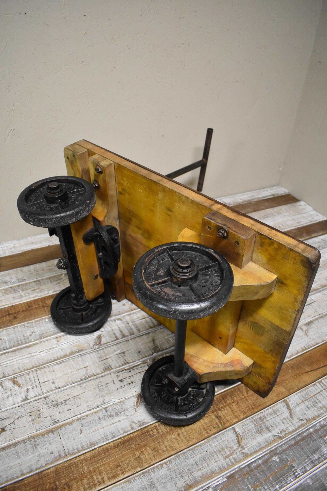 photo for sale Vintage Industrial Small Trolley Table Cart By Slingsby