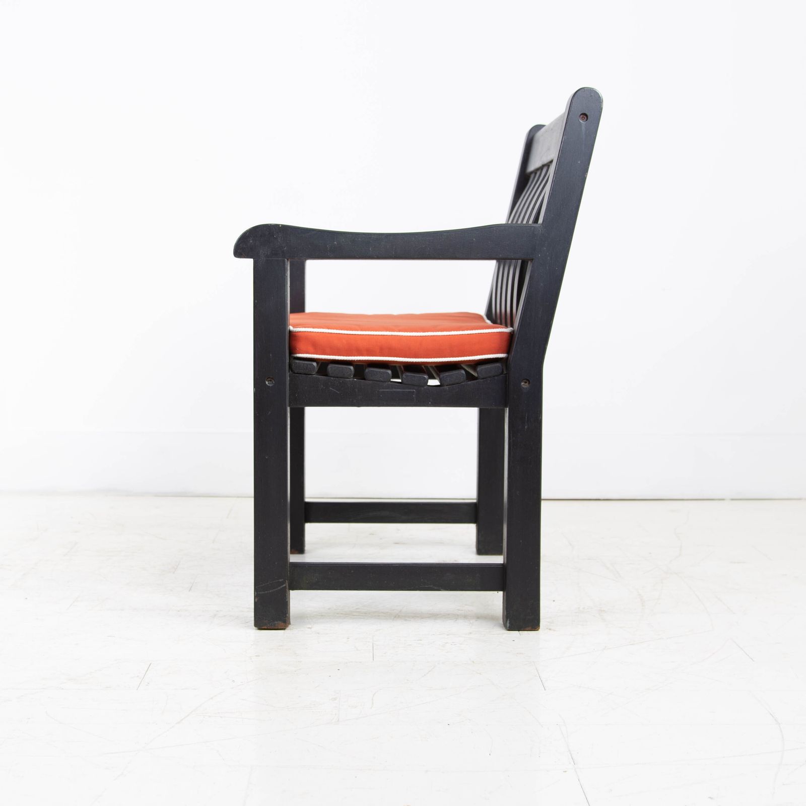 Garden Furniture Set Of 6 Quality Painted Teak Garden Chairs photo