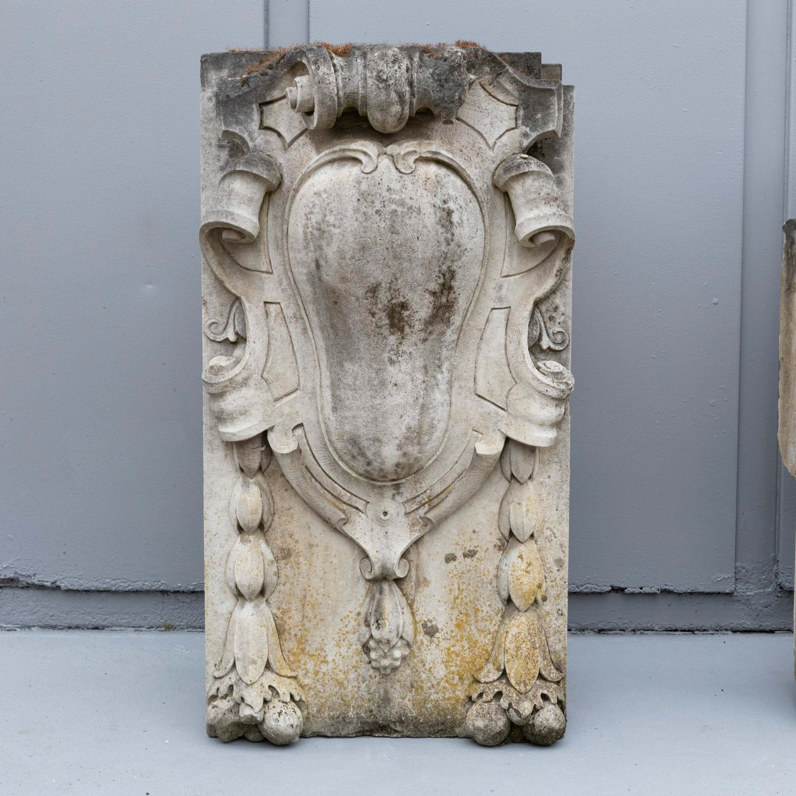 3 Monumental Antique Carved Keystones | London Building Facade photo furniture
