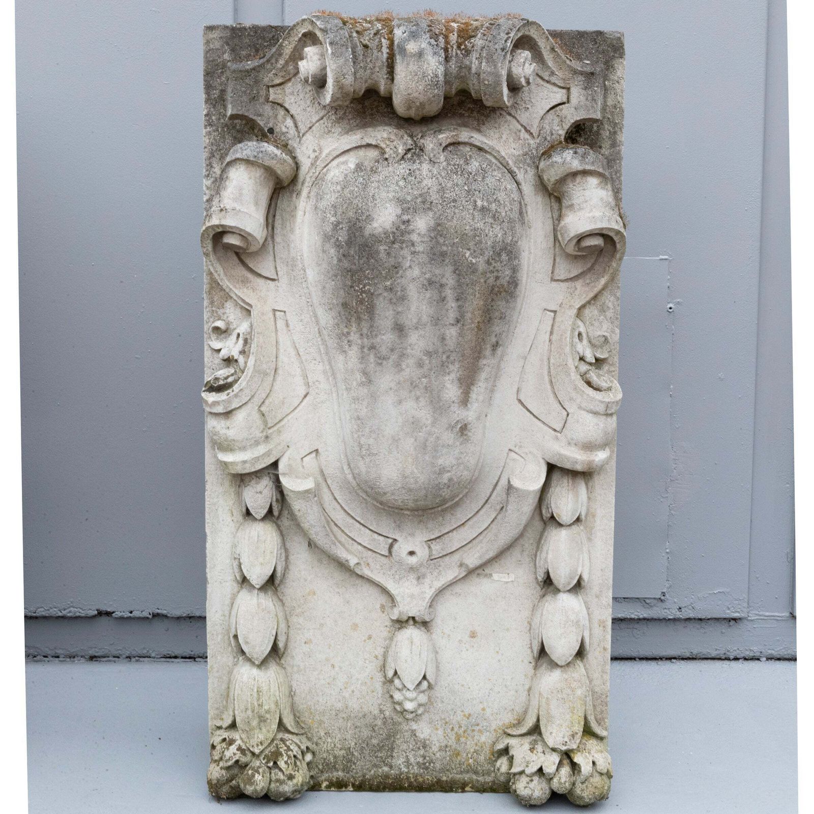 3 Monumental Antique Carved Keystones | London Building Facade photo for sale