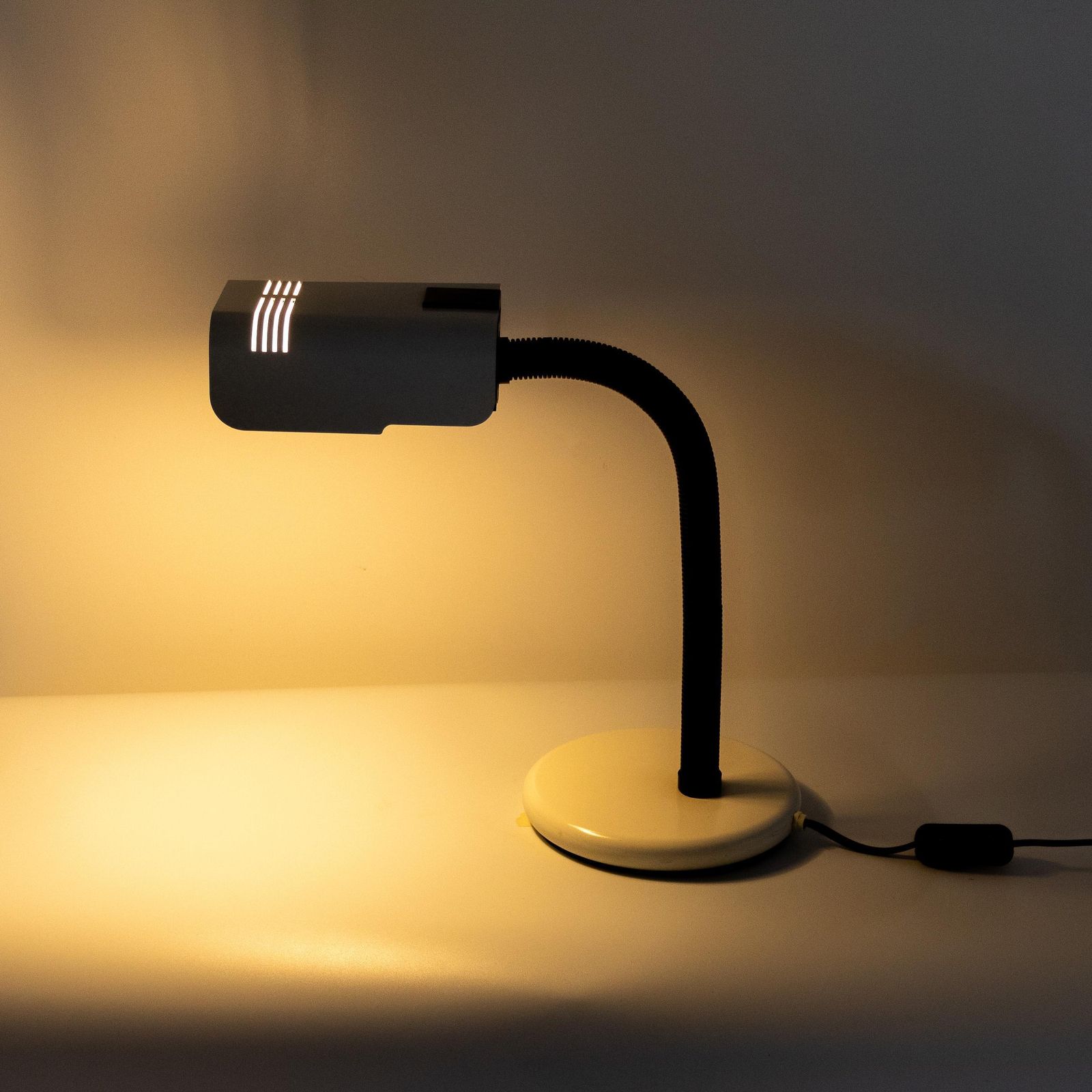 Industrial Desk Lamp, Gino Sarfatti For Targetti, Italy 1970 photo vintage