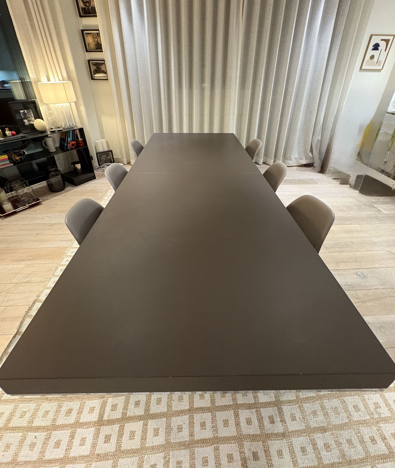 B&B Italia Tav Athos Paola Piva Extensible Dining Table photo for sale