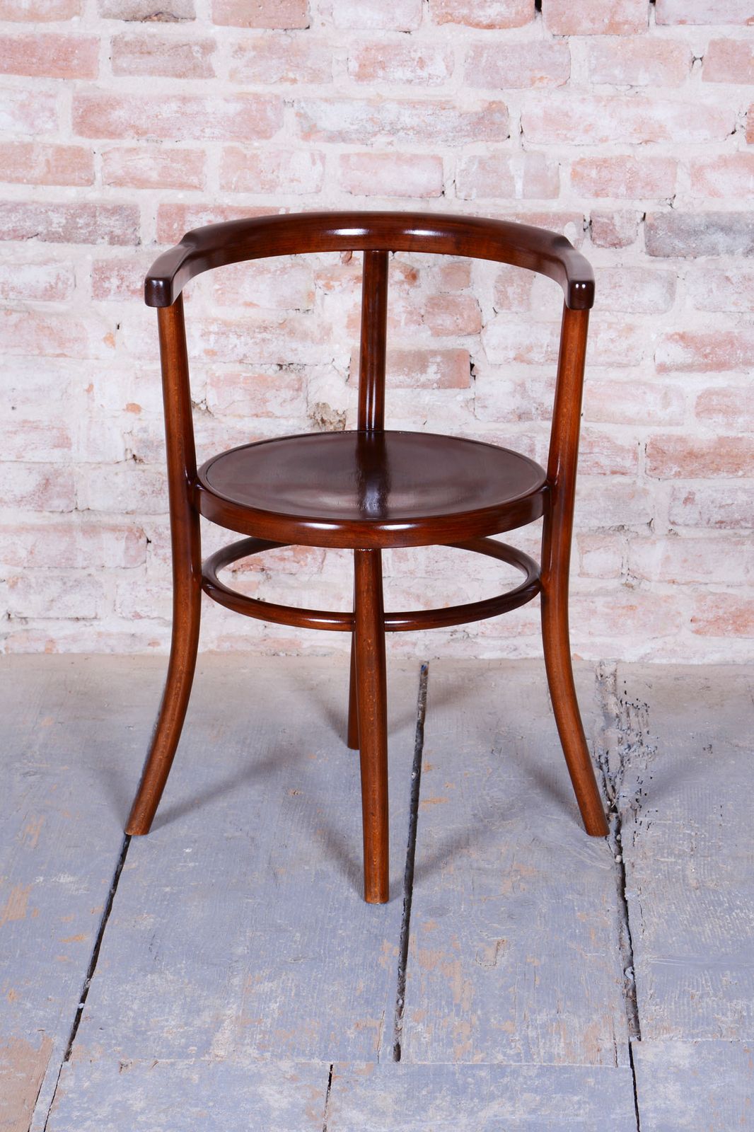 Restored Art Deco Chair, By Thonet, Beech, Revived Polish, Czech, 1920s photo buy