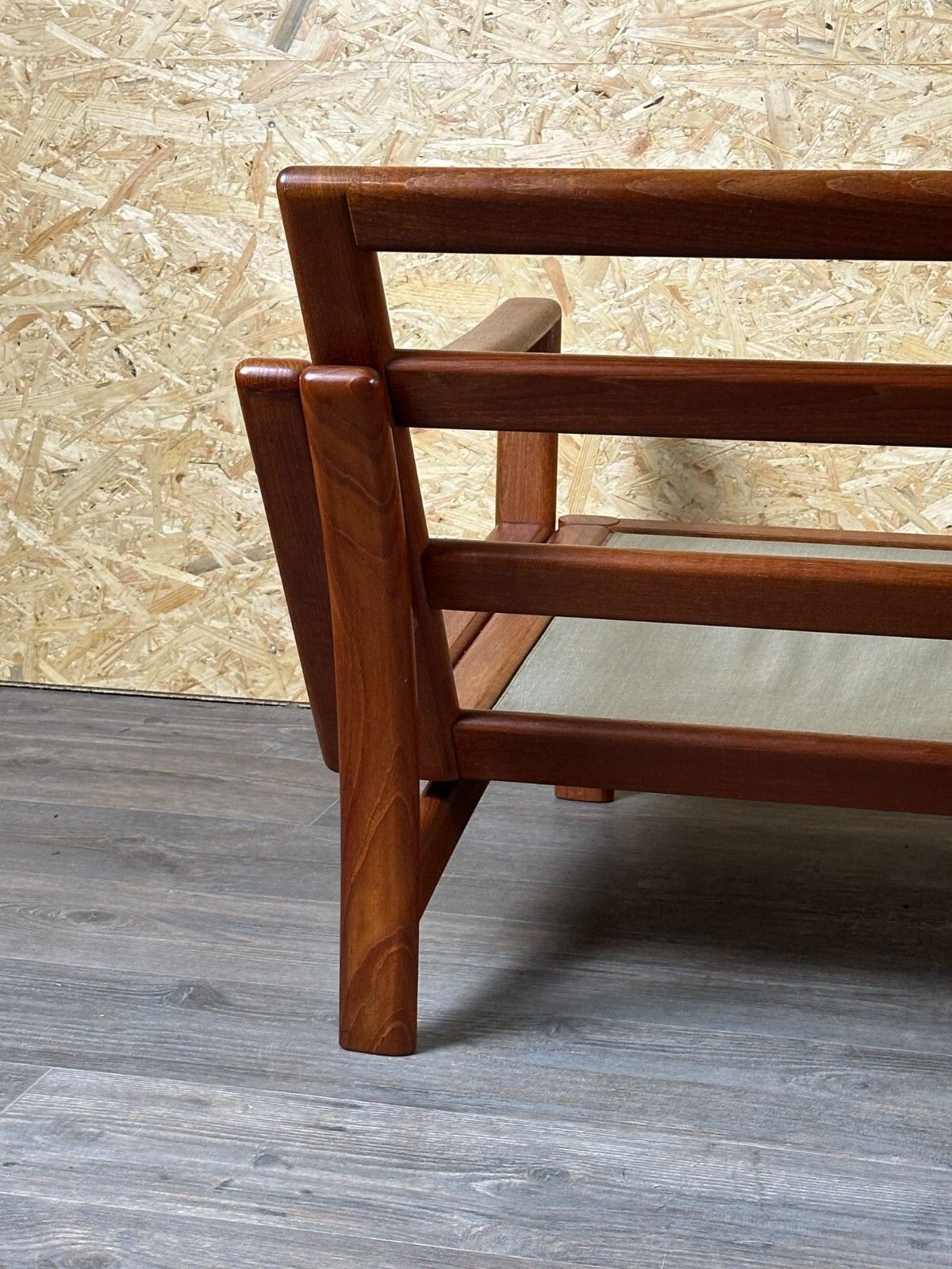 photo vintage 60s 70s Teak Couch Sofa 2 Seater By Glostrup Møbelfabrik Denmark Design