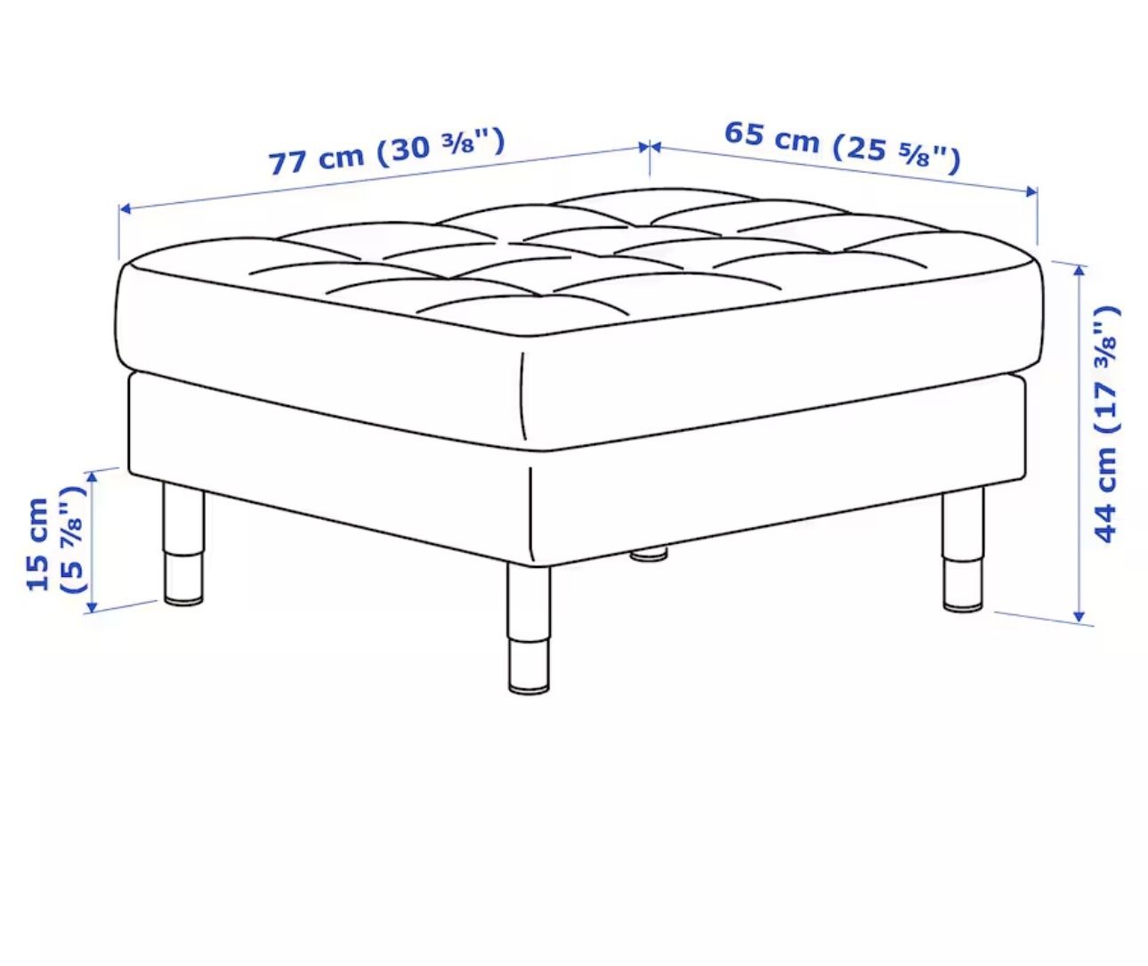 Couch + Foot Stool photo furniture